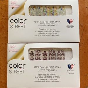 Two sets of Color Street nails